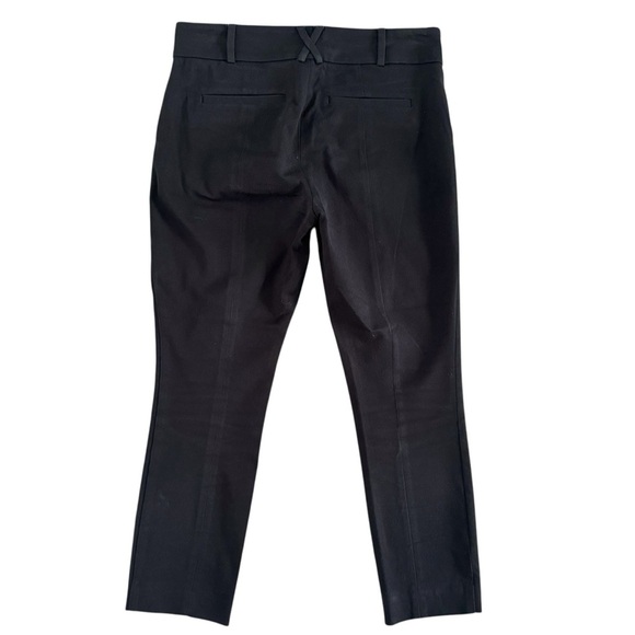 Anthropologie The Essential Slim Women's Black Ankle Trousers 2P 2 Petite 918 - Picture 10 of 14